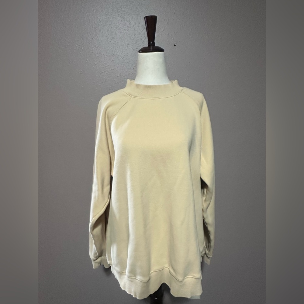 Fabletics Yellow Soft Pullover Sweater XXL